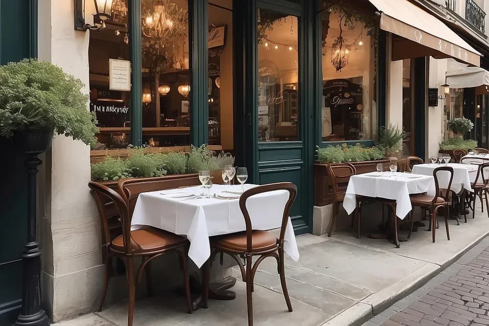 Un tavolo apparecchiato per la cena