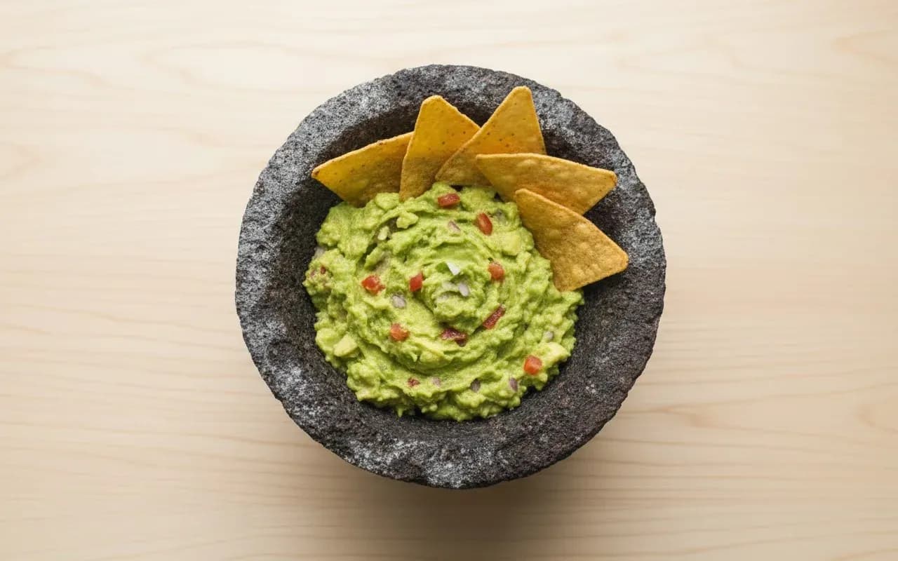 Guacamole con totopos