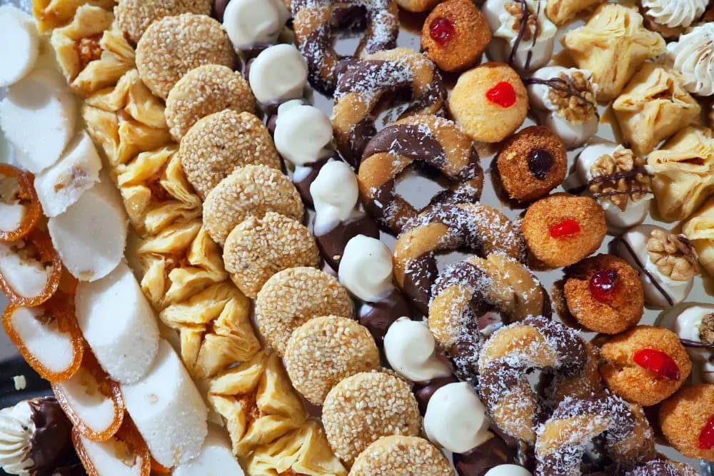 Il banco della pasticceria