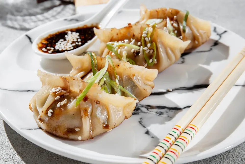 Gyoza al vapore
