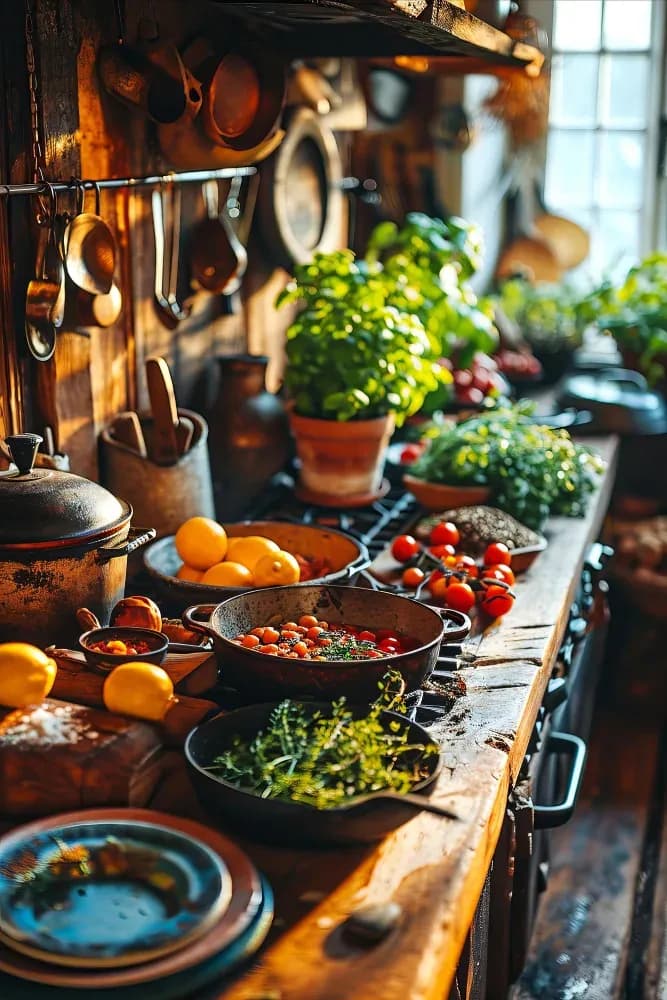 Cucina della trattoria